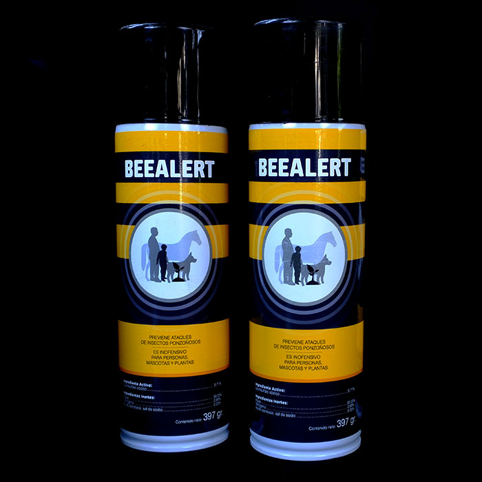 BeeAlert is sold by SuperVet stores in Mexico