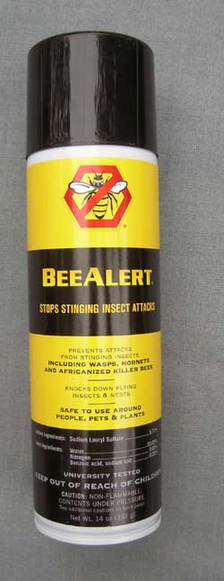 Non-Toxic BeeAlert wards off Killer Bee attacks