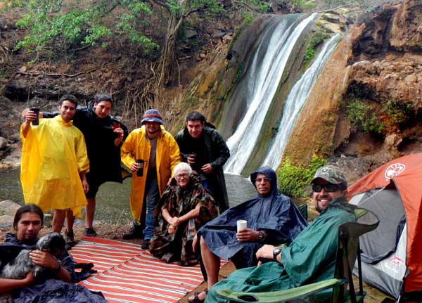 Camping at Aquetzalli Falls, Comala, Jalisco
