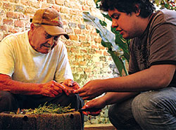 Gualo teaches gardening