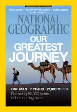 Natgeo covers Salopek's walk