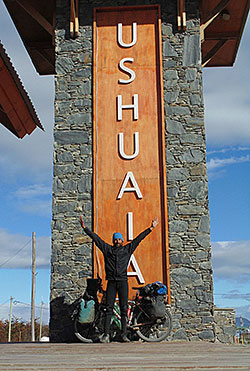 Salva Rodriguez reaches Ushuaia