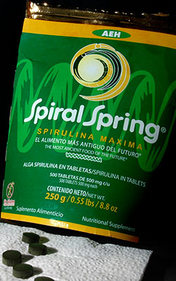 Spirulina tablets