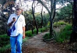 John Pint testing a Wikiloc trail in Mexico