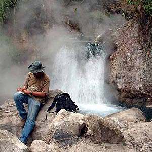 Boiling Waterfall in the Primavera Forest